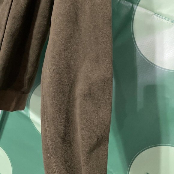 NIKE Women's full zip hooded microfleece jacket OLIVE/BLACK COLORBLOCK sz M-GUC - Picture 7 of 15